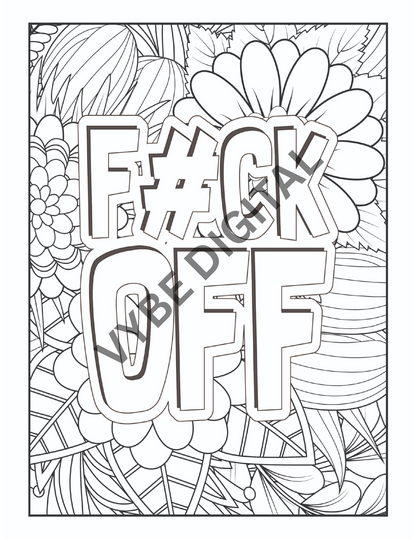 Vulgar Words Coloring- 100 pages