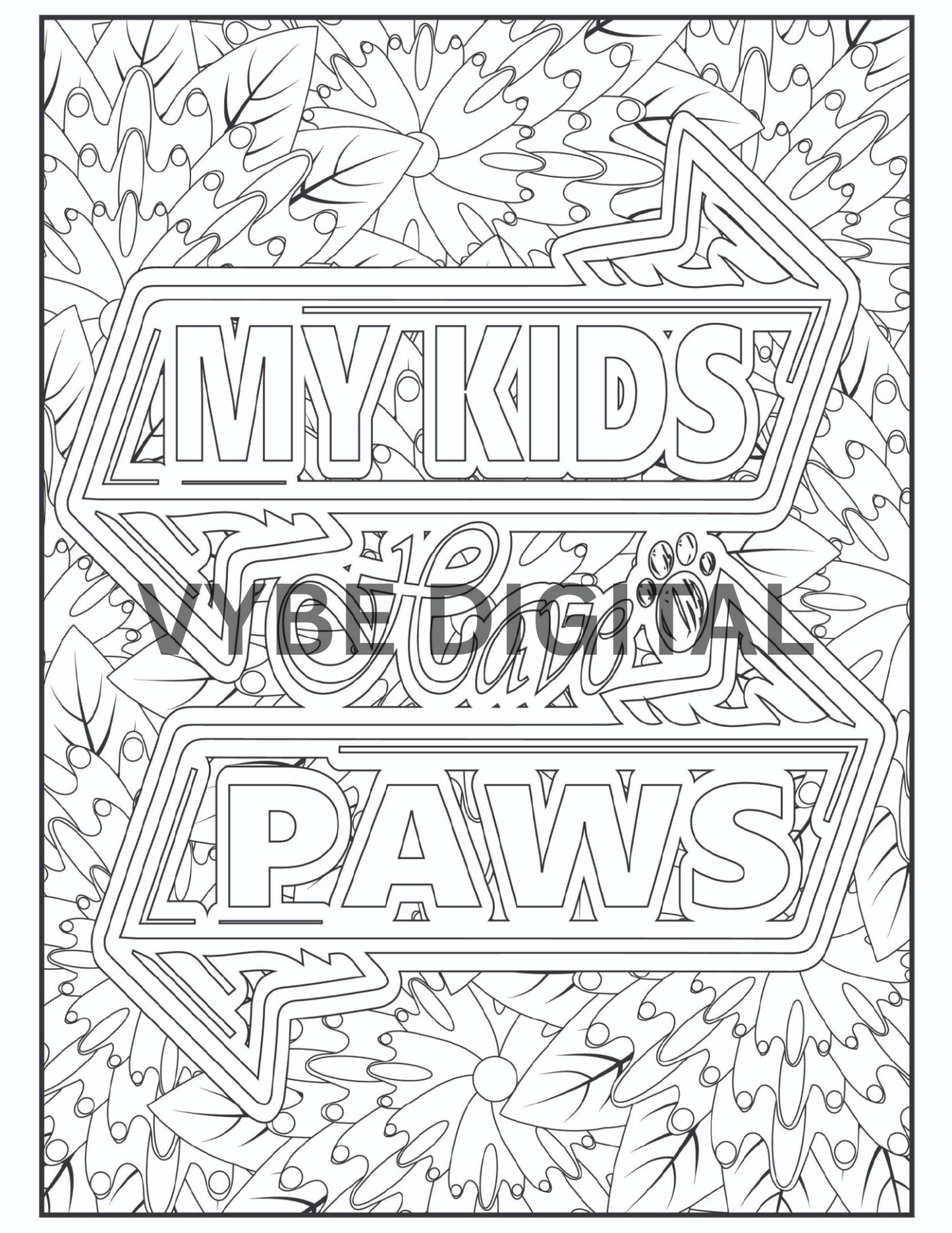 Cat Quotes Coloring- 40 Pages