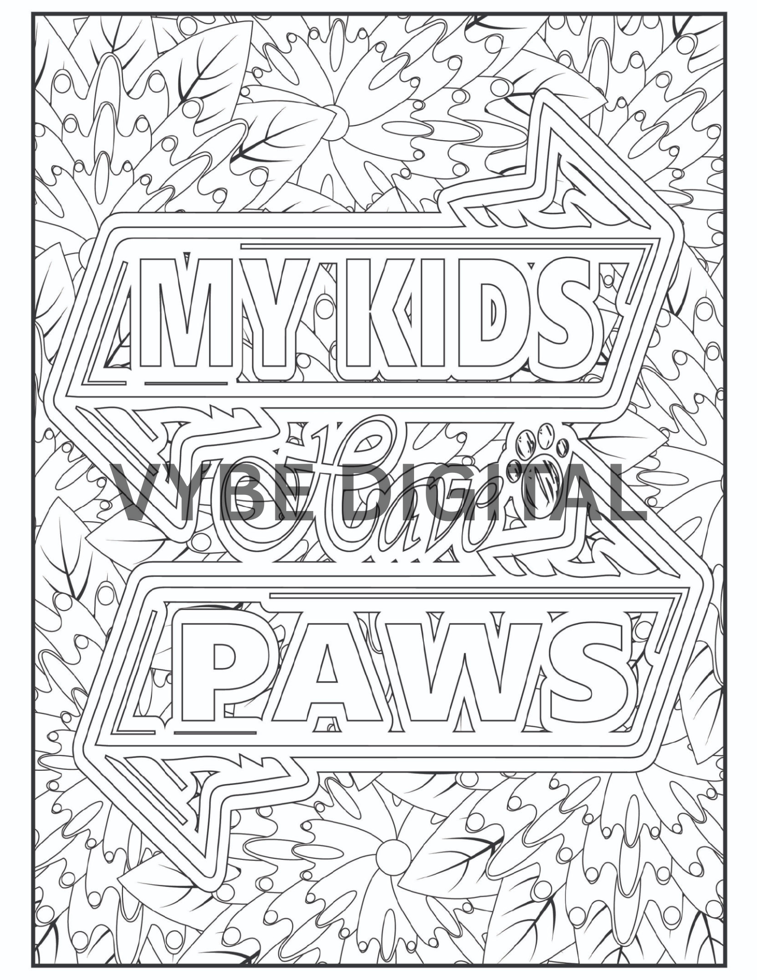 Cat Quotes Coloring- 40 Pages