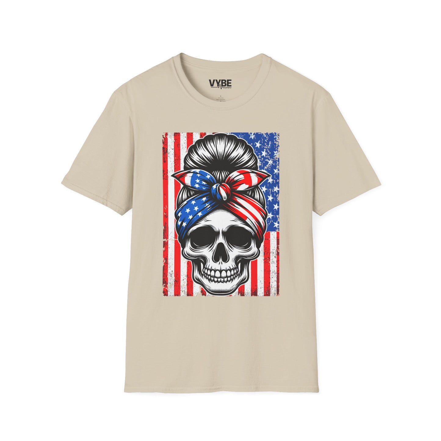 American Skull T-Shirt - VYBE