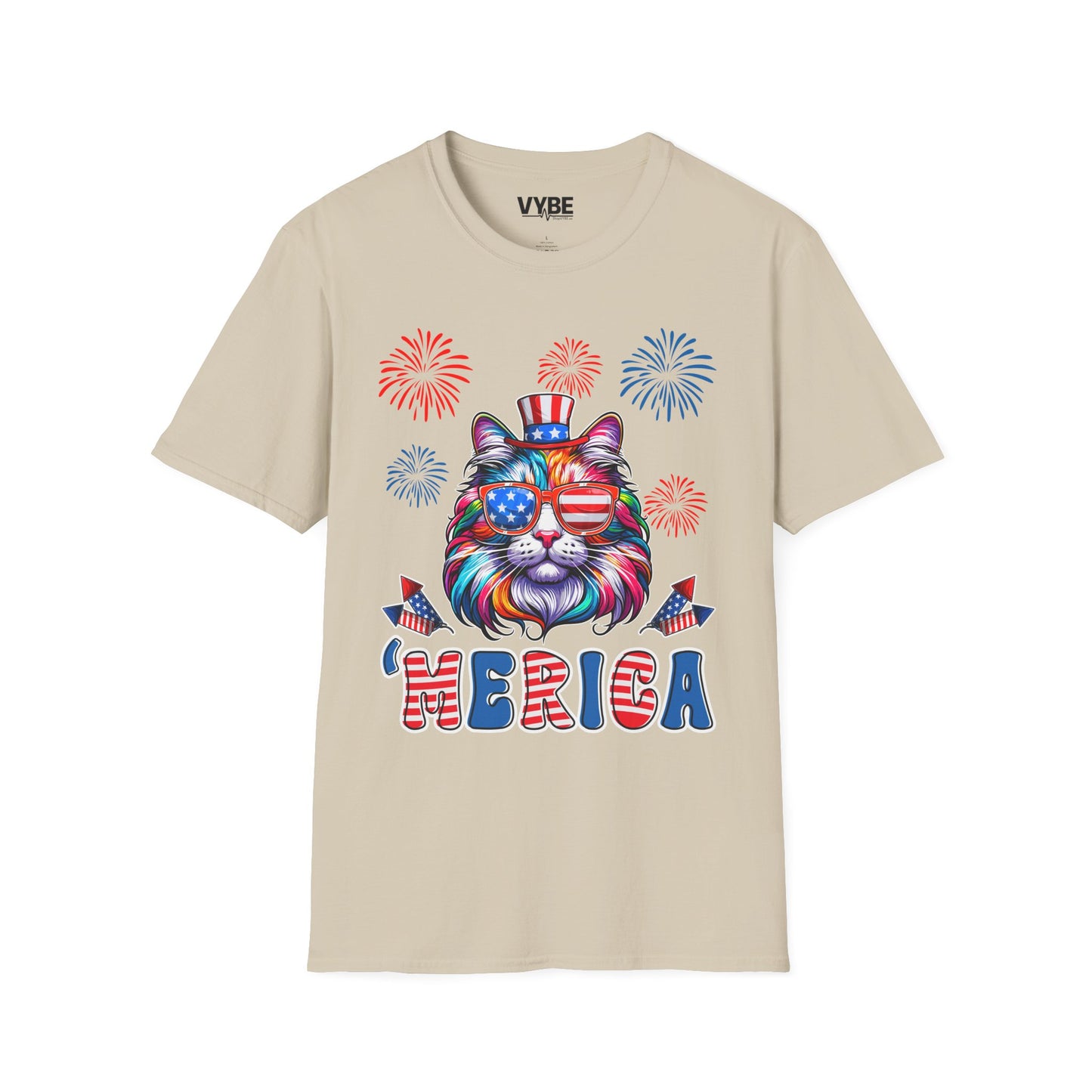 'Merica Kitty T-Shirt - VYBE