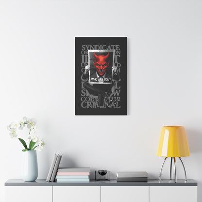 Devilish Canvas Art Print, Wall Decor, Contemporary Art, Gift for Horror Fans, Unique Home Decoration - VYBE Shop