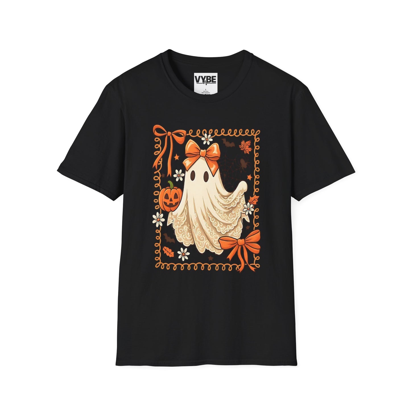 Halloween- Ghost T-Shirt, Unisex Tee, Spooky Season Shirt, Fall Fashion, Autumn Apparel - VYBE Shop