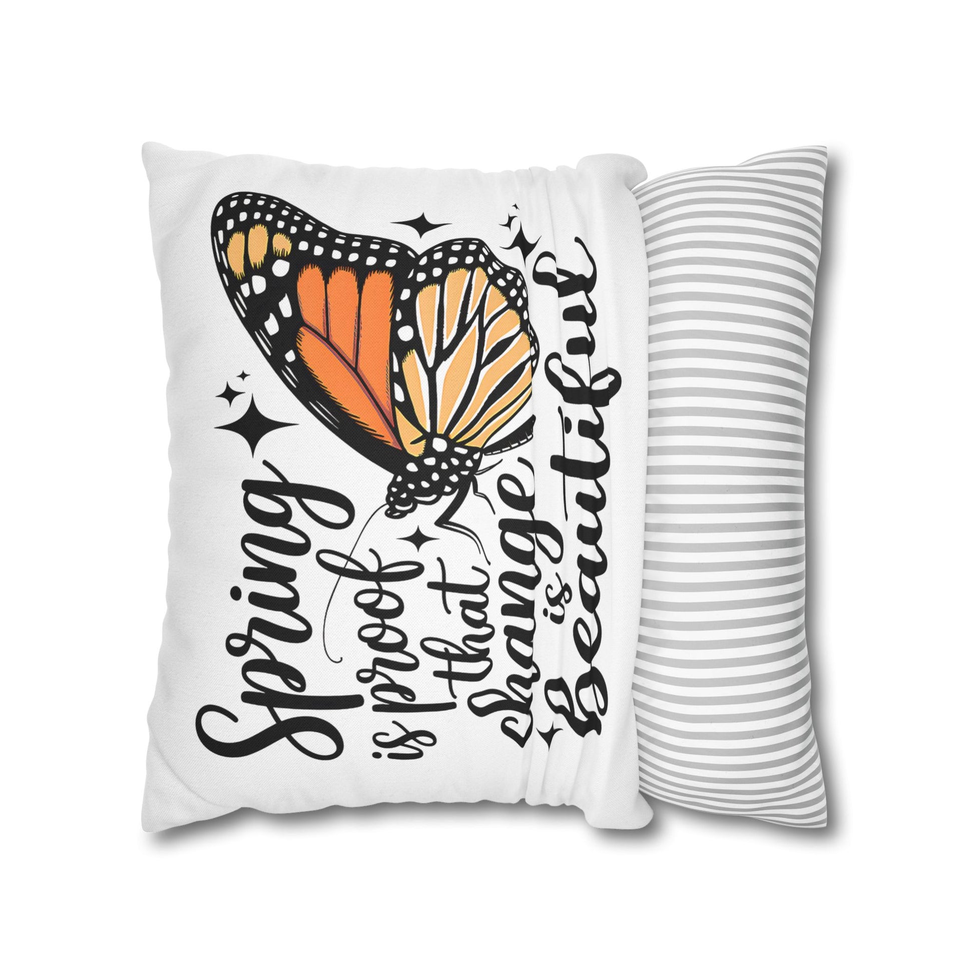 Spring Butterfly Pillowcase - Boho Home Decor for Nature Lovers, Perfect Spring Gift - VYBE Shop