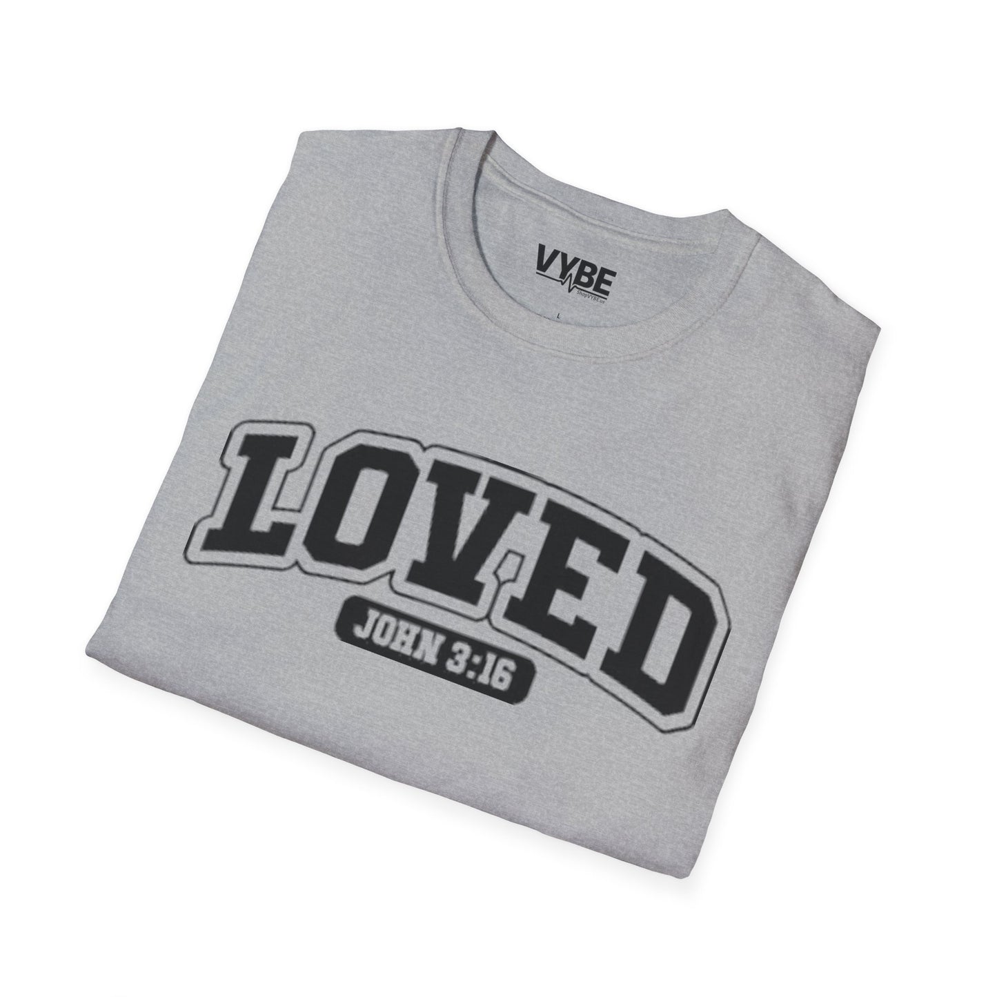 Loved John 3:16 Unisex Softstyle T-Shirt - VYBE