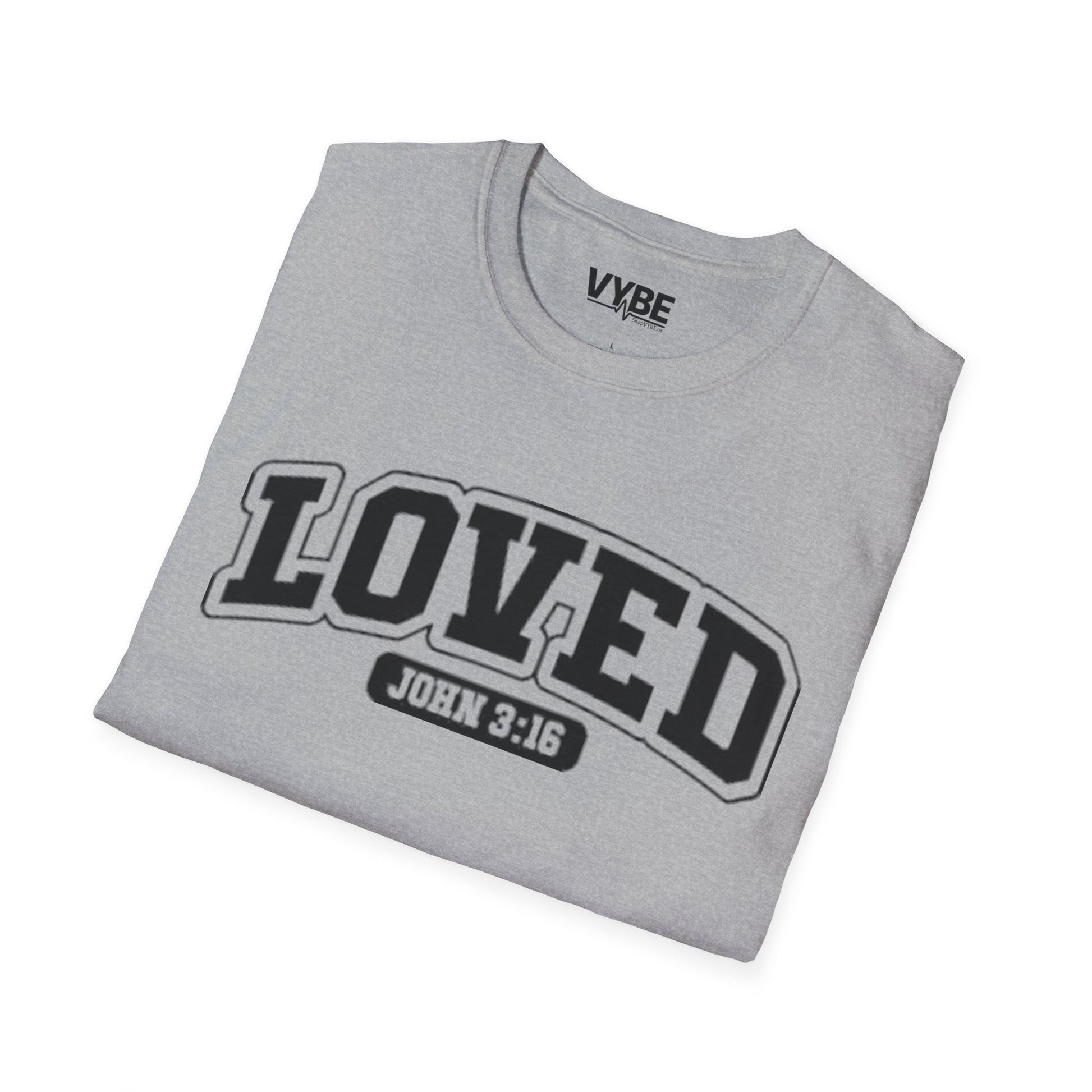Loved John 3:16 Unisex Softstyle T-Shirt - VYBE
