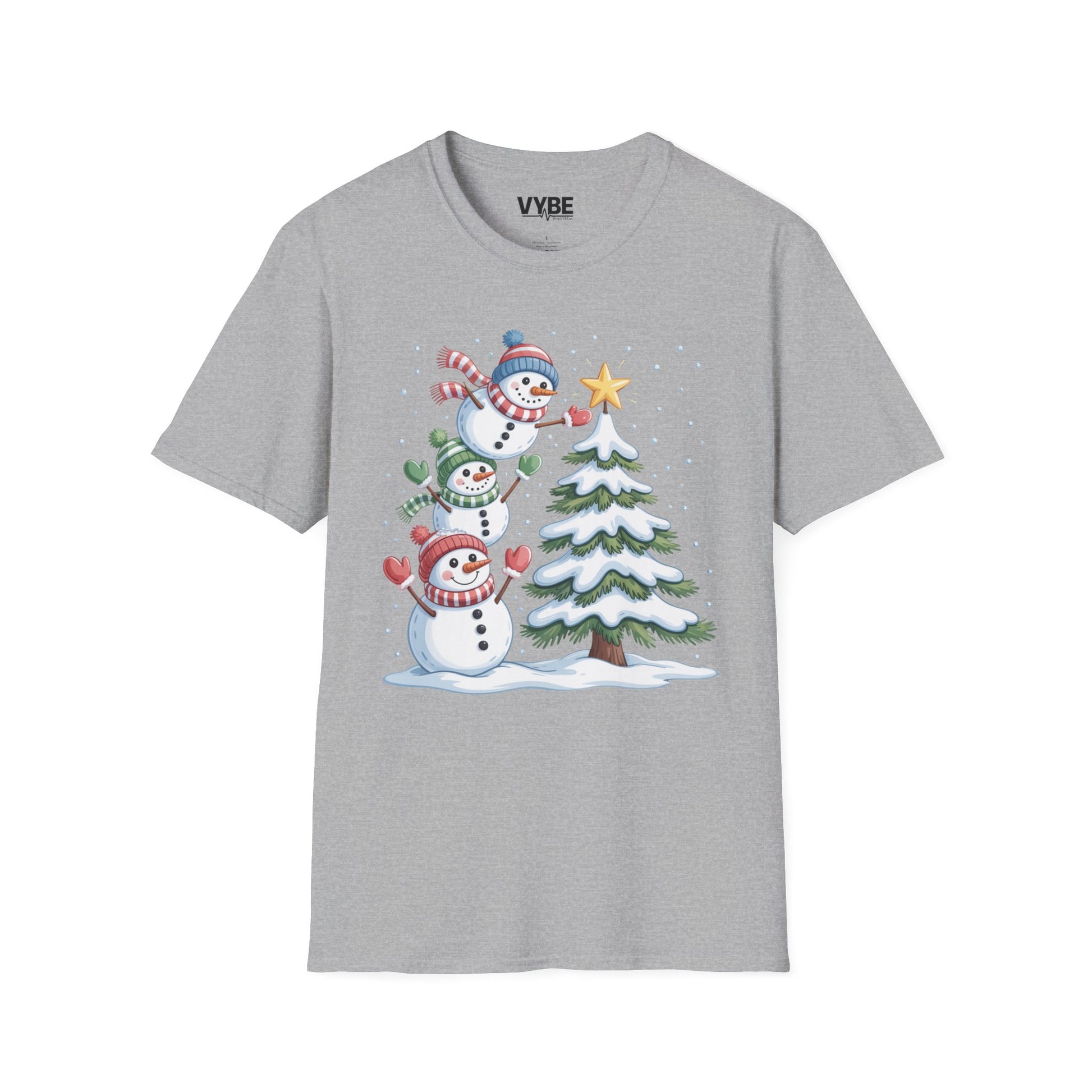 Cute Snowman T-Shirt - VYBE