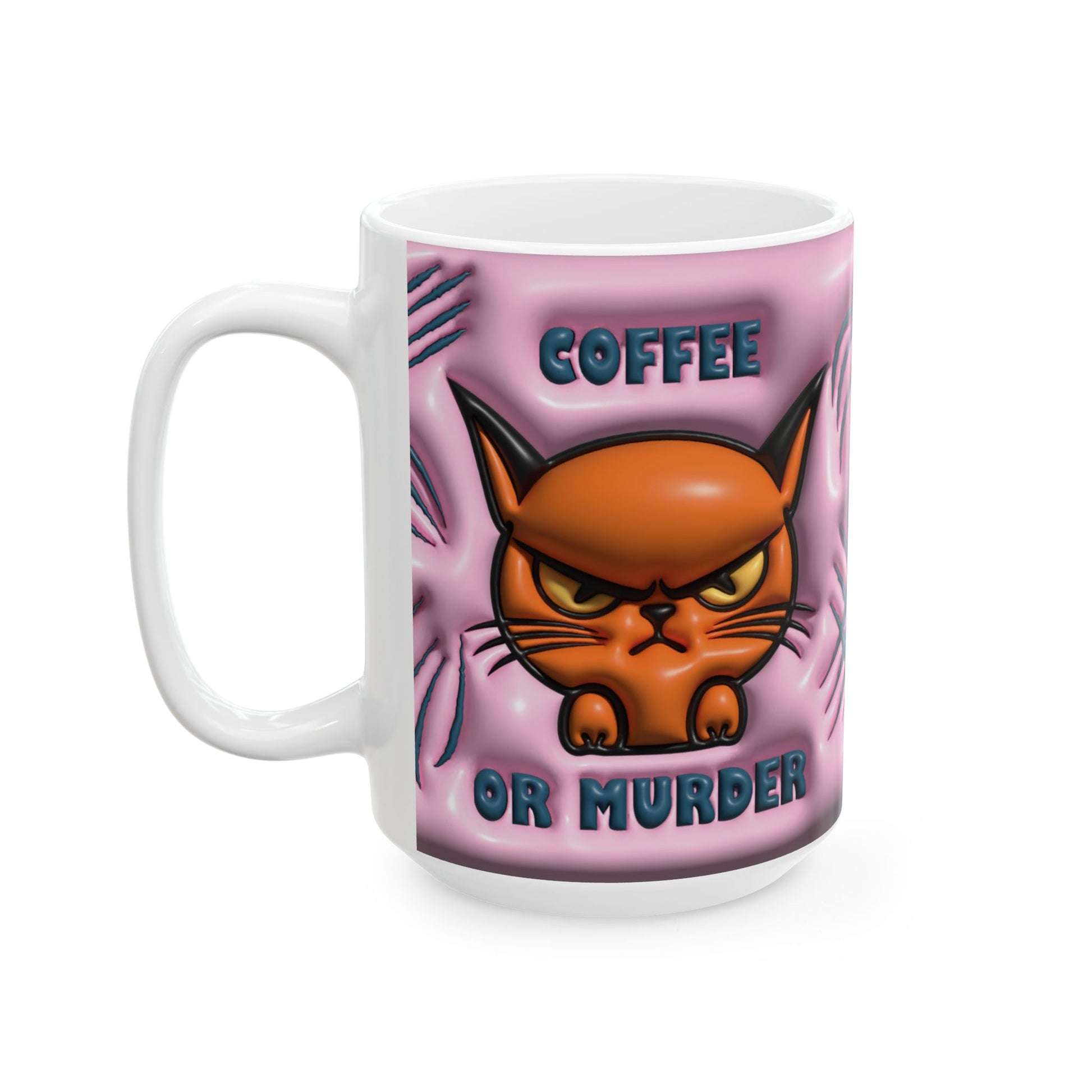 Colorful Cat Mug, 11 oz, 15 oz - VYBE