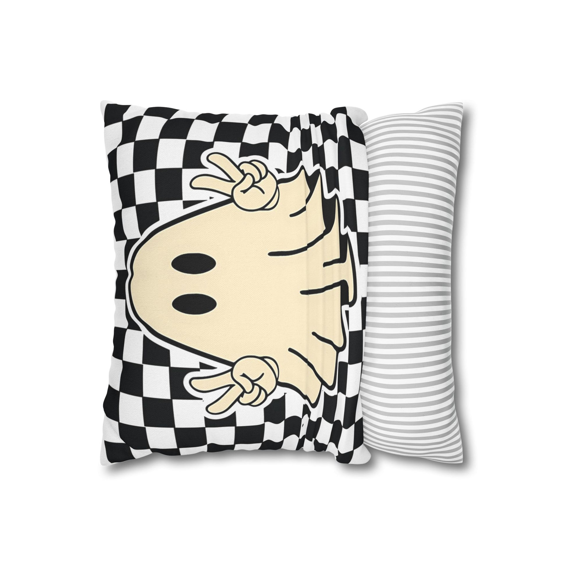 Playful Ghost Pillowcase for Halloween Decor, Cozy Home Accent, Perfect Gift for Ghost Lovers - VYBE Shop