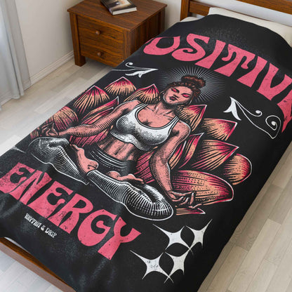Positive Energy Plush Blanket