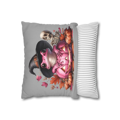 Halloween Frog Pillowcase – Spooky Home Decor for Cozy Autumn Accents and Witchy Gifts - VYBE Shop
