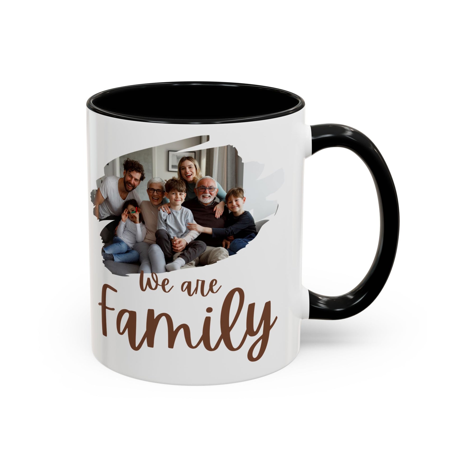 Customized Family Coffee Mug, Personalized Mug Gift, Add Your Family Photo - VYBE Shop
