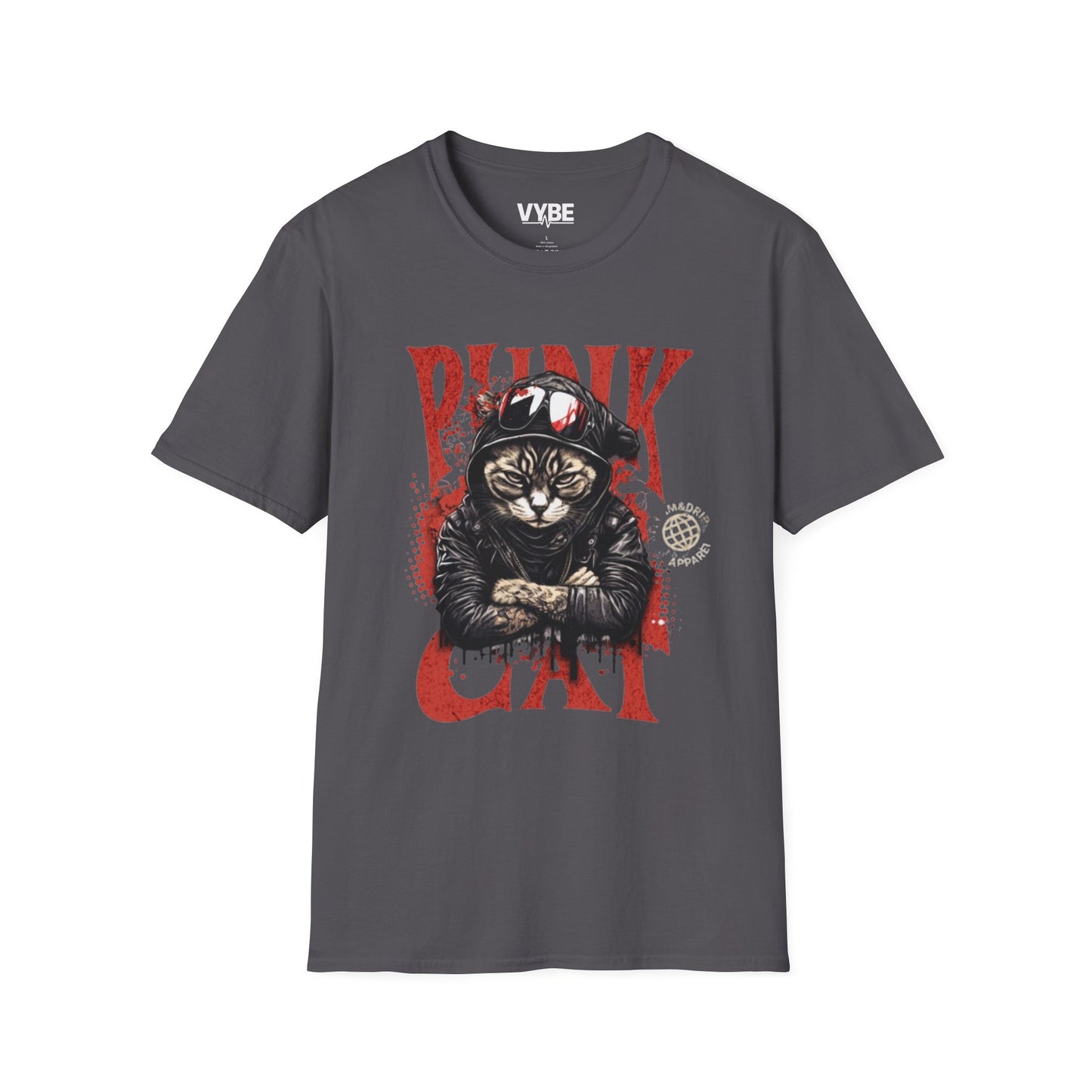 Punk Cat T-Shirt - VYBE Shop