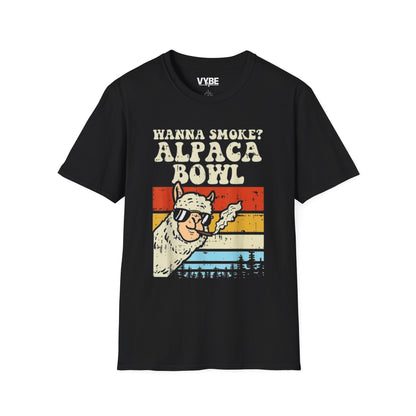 420- Alpaca Bowl T-Shirt, Funny Gift For Hippie Stoners - VYBE Shop