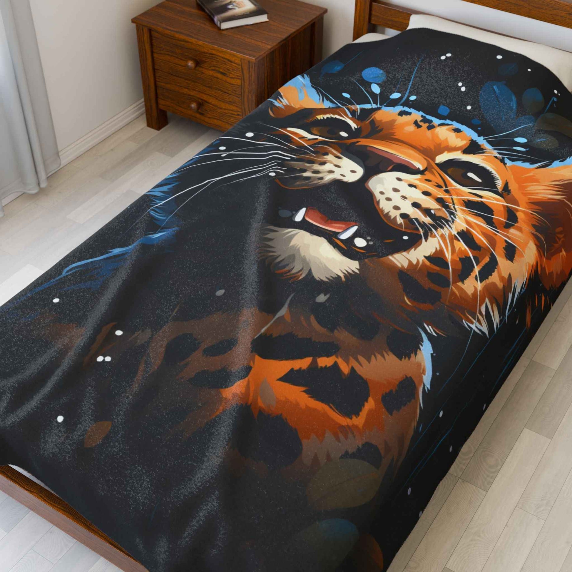 Cozy Wildlife Plush Blanket
