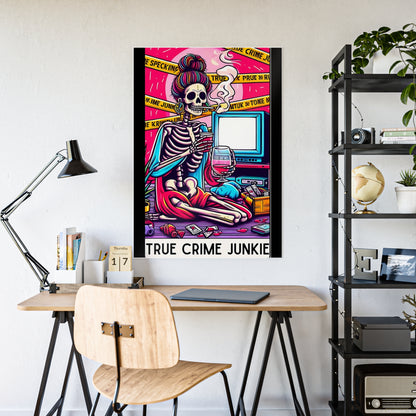 True Crime Wall Poster - Tarot Design for True Crime Junkies - VYBE Shop