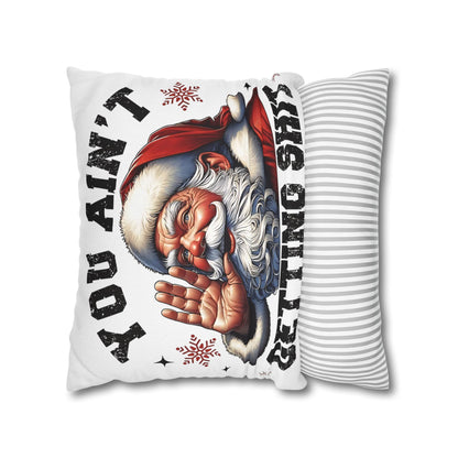 Funny Santa Pillowcase for Holiday Decor, Christmas Gift, Holiday Throw Pillow, Cozy Home Decor, Novelty Pillow - VYBE Shop