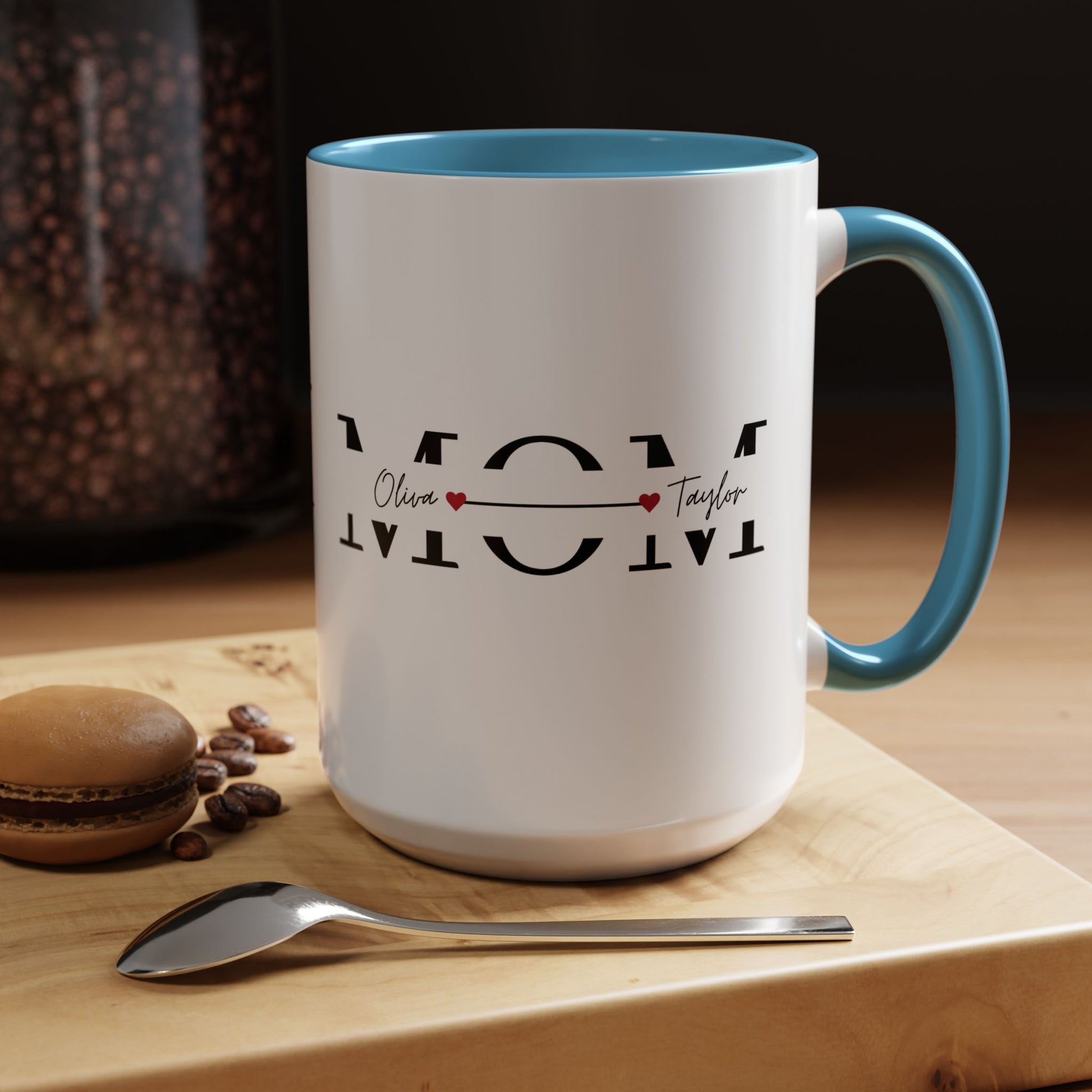 Personalized Mom Coffee Mug, Gift for Mother's Day, Customizable Mug for Mom, Family Coffee Mug, Heartfelt Coffee Cup - VYBE Shop