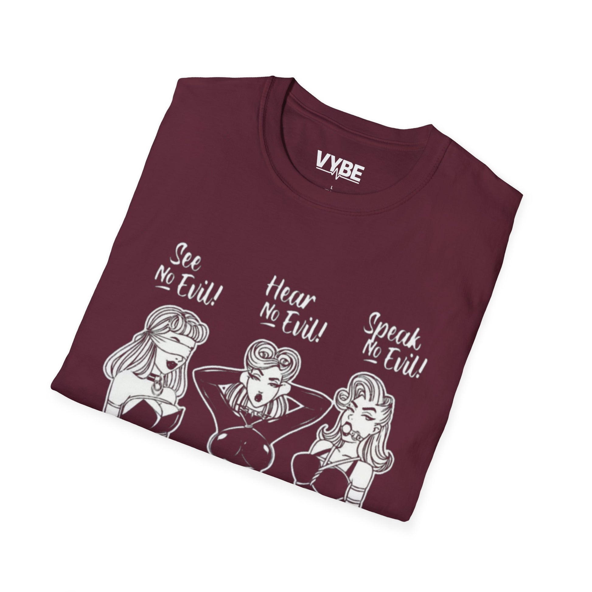 See No Evil, Hear No Evil, Speak No Evil T-Shirt - VYBE Shop