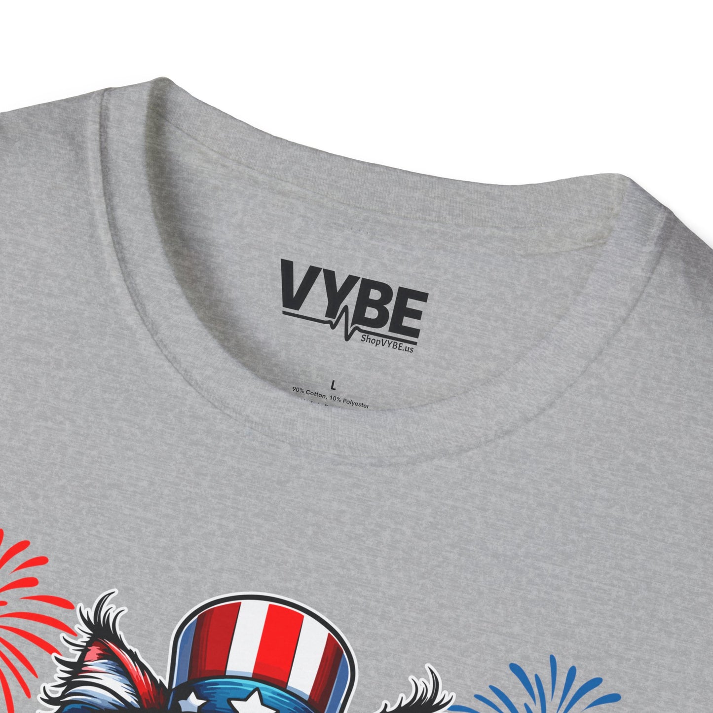 Patriotic 'Merica Cat T-Shirt - VYBE