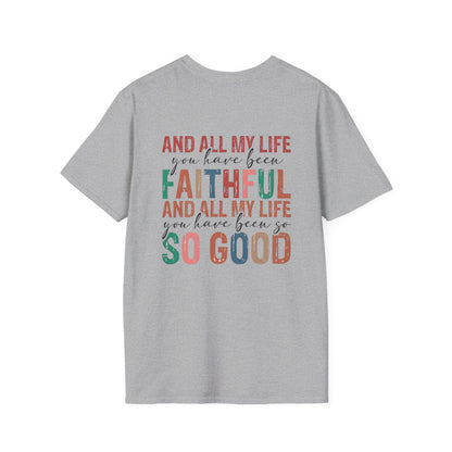 Religious- Faithful Life T-Shirt, Unisex Tee for Christians, Inspirational Gift, Religious Apparel, Bible Verse Shirt - VYBE Shop