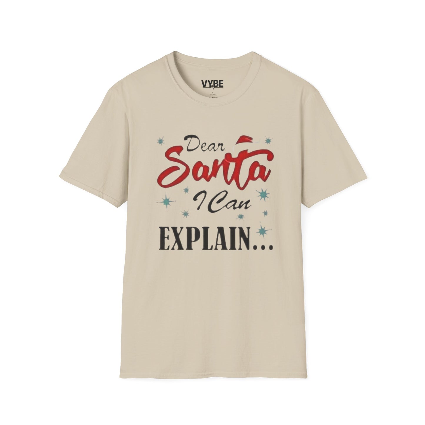 Christmas- Dear Santa I Can Explain T-shirt, Funny Gift Idea - VYBE Shop