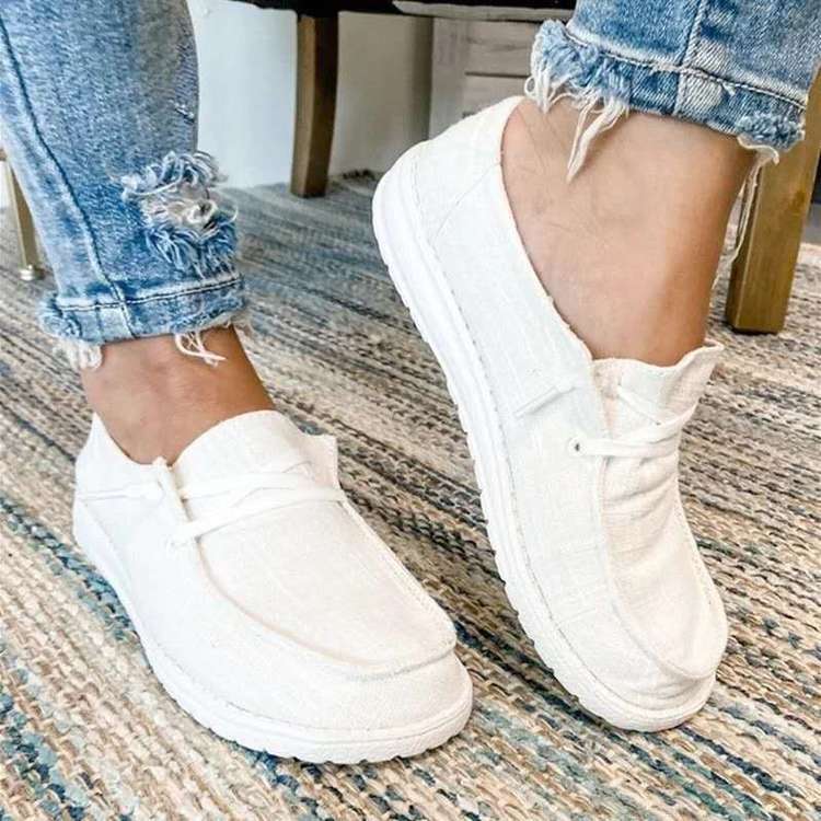 Casual single-shoe women's autumn flat lace-up loafers - VYBE