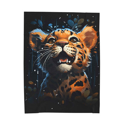 Cozy Wildlife Plush Blanket