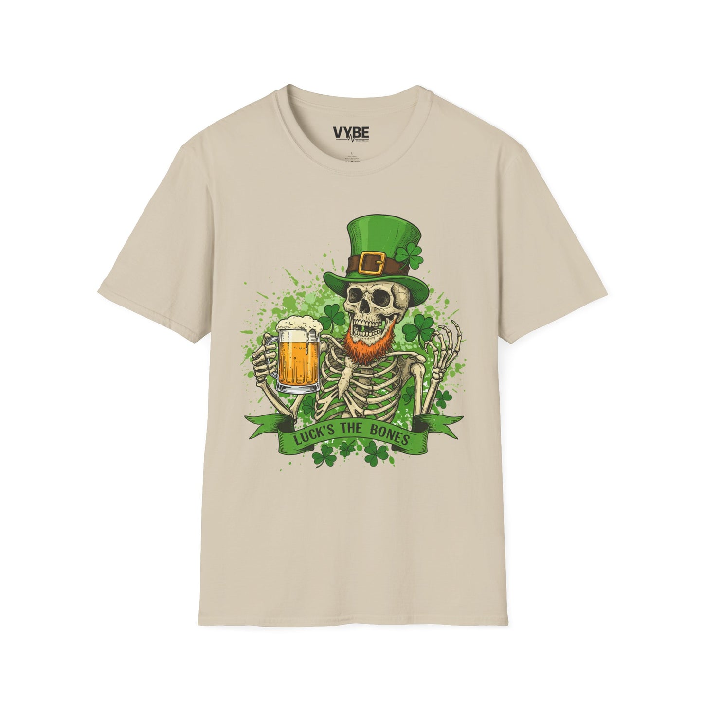 St. Patrick's Day Skeleton T-Shirt - VYBE