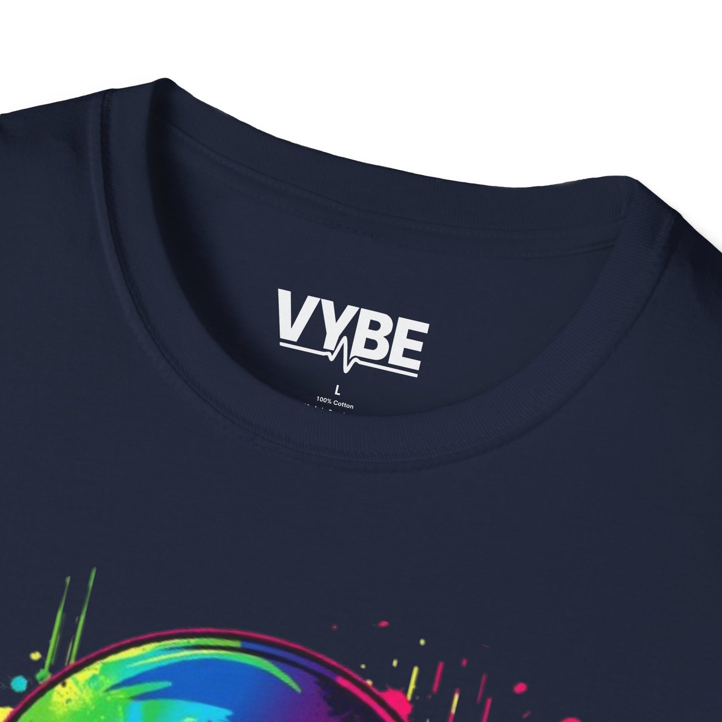 Neon- Skull Graphic T-Shirt - VYBE Shop