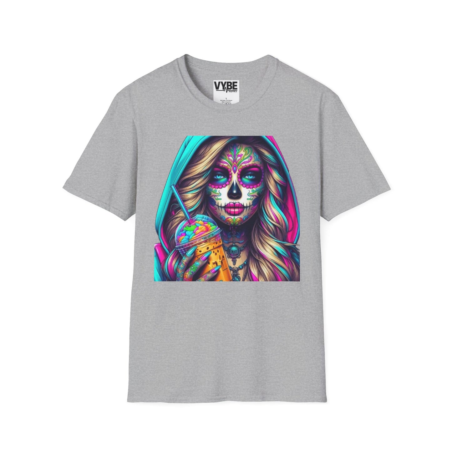 Vibrant Sugar Skull T-Shirt