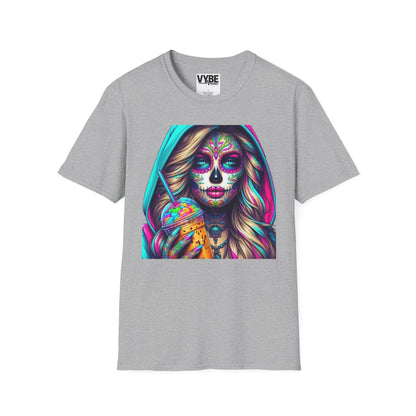 Vibrant Sugar Skull T-Shirt
