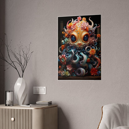 Vibrant Cute Creature Poster - Adorable Wall Art for Home Decor - VYBE Shop