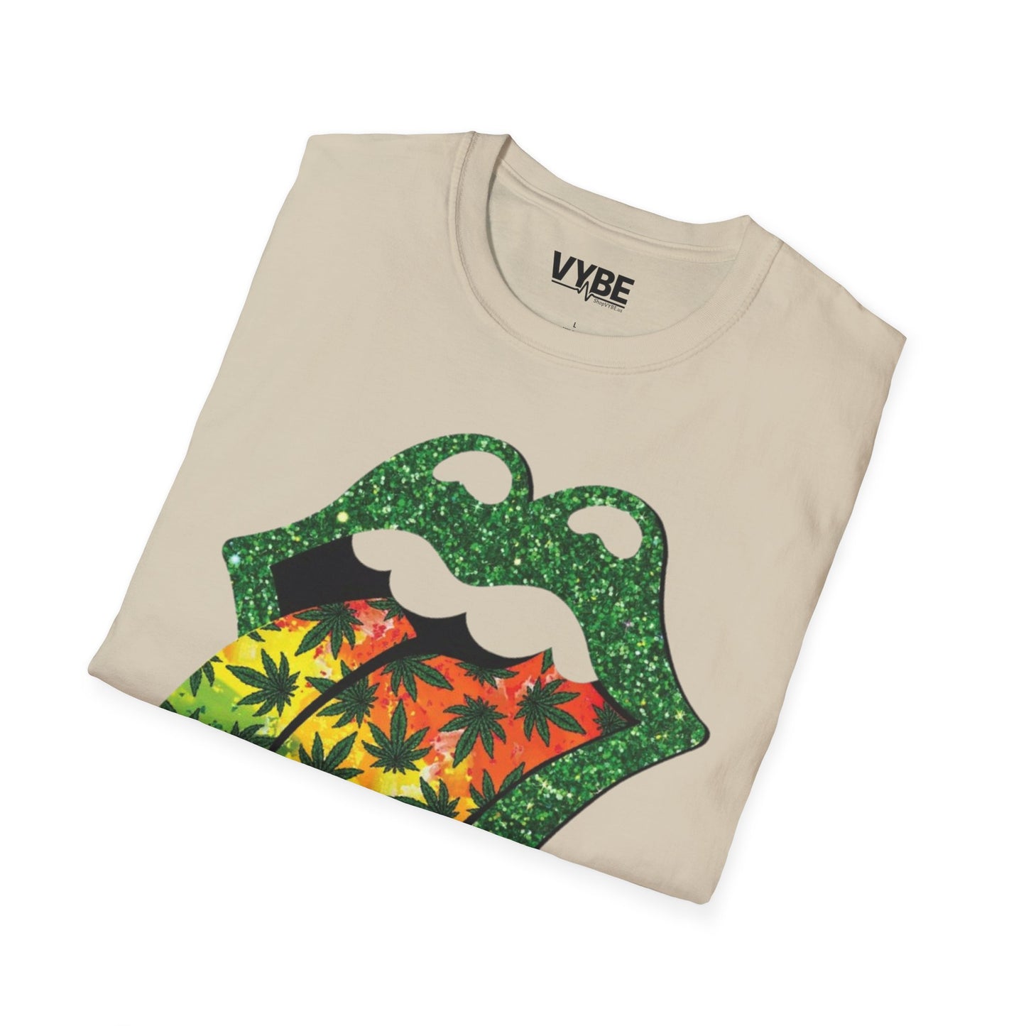 420- Vibrant Rolling Stones-Inspired Graphic Tee - VYBE Shop
