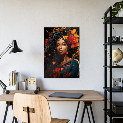 AfroArt- Beautiful Afrocentric Woman Poster - VYBE Shop