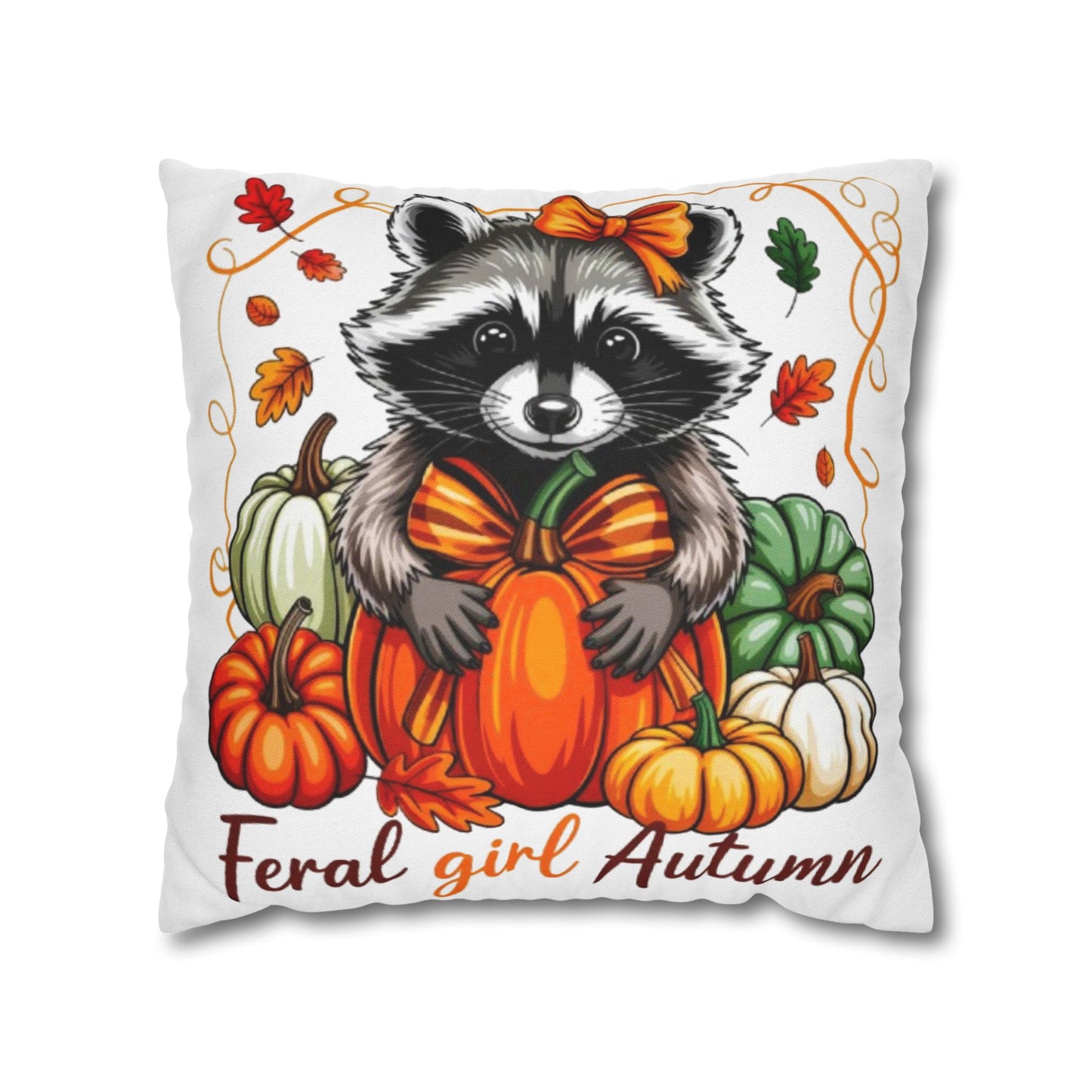 Autumn Raccoon Pillowcase for Cozy Home Decor and Fall Gifts for Animal Lovers - VYBE Shop
