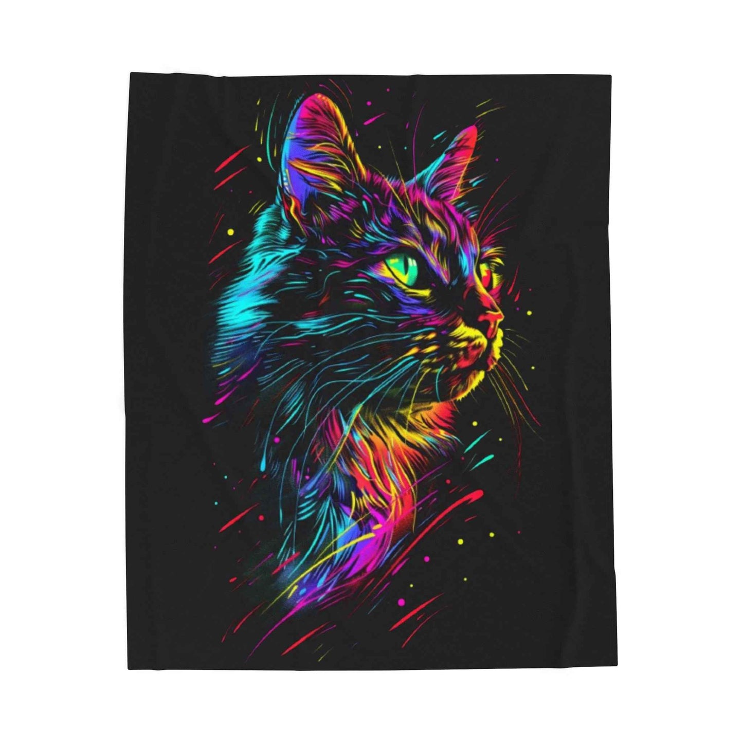 Vibrant Cat Blanket