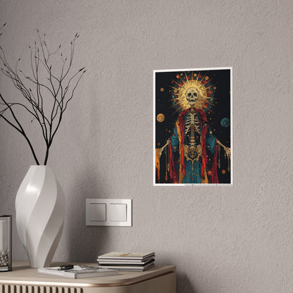 Skeleton Colorful Skeletal Poster - VYBE Shop