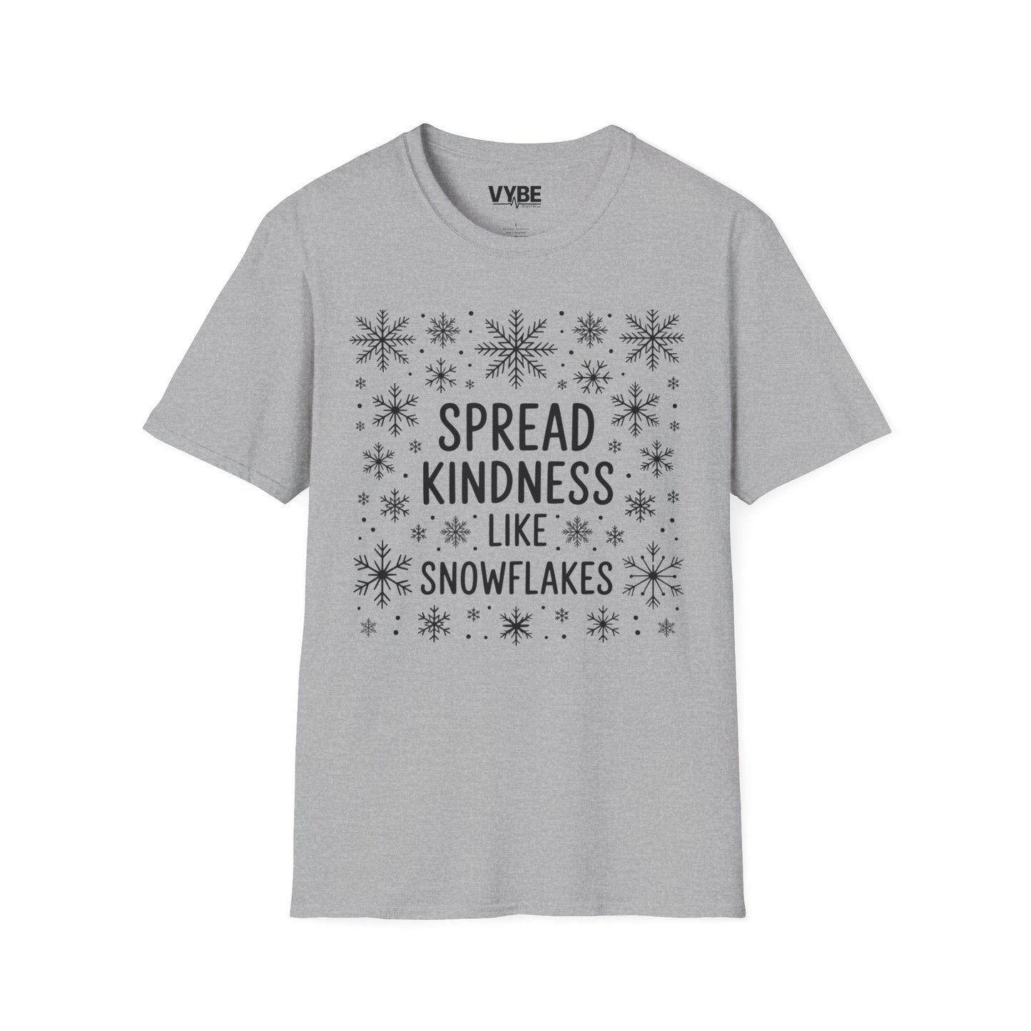Spread Kindness Snowflake T-Shirt - VYBE