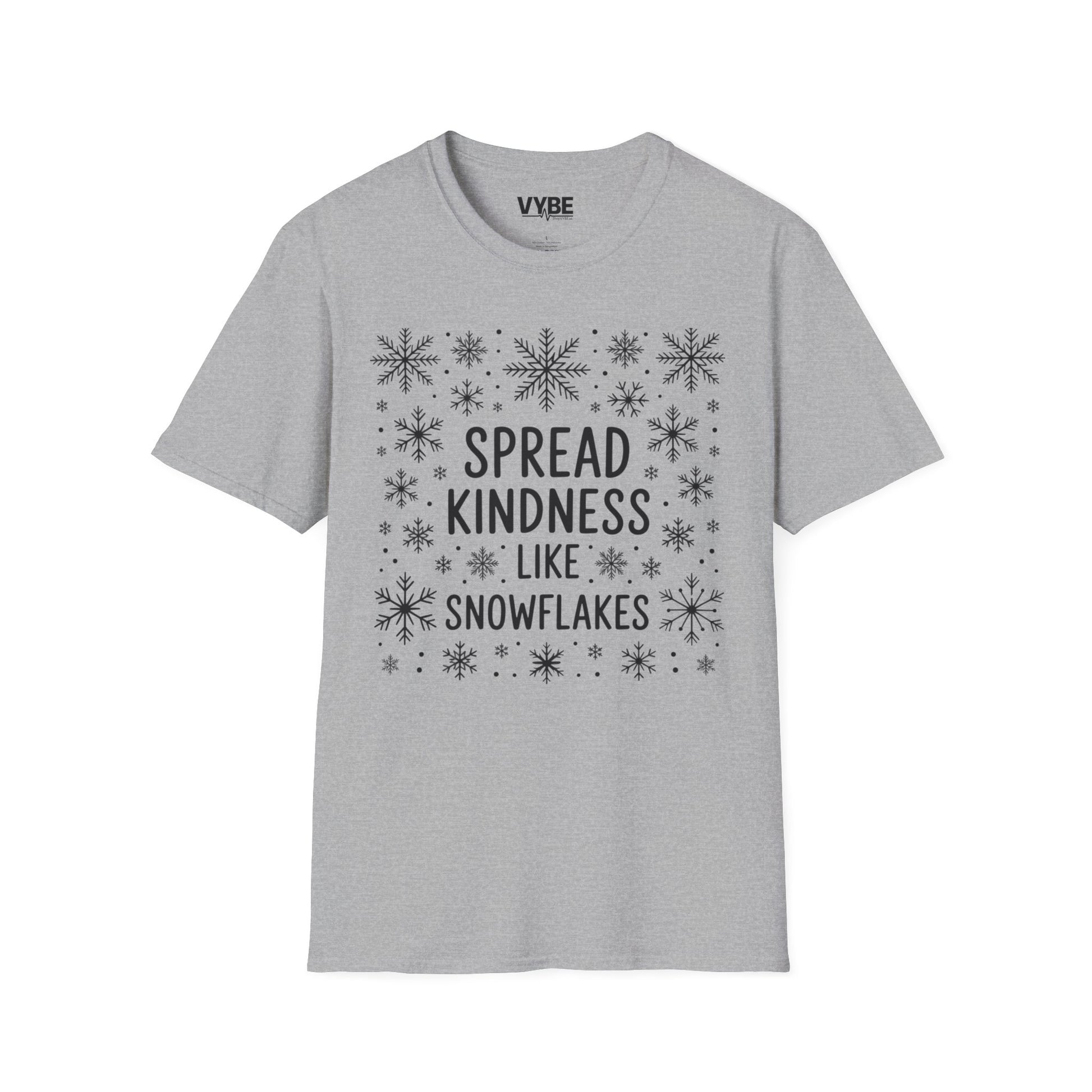 Spread Kindness Snowflake T-Shirt - VYBE