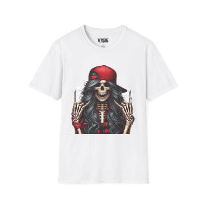 Skeleton Rock Vibes T-Shirt - VYBE Shop