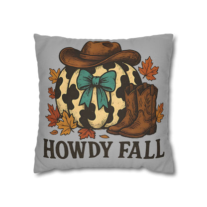 Howdy Fall Decorative Pillowcase - Cozy Autumn Home Decor, Farmhouse Style Decorative Pillow Cover, Perfect Fall Gift - VYBE Shop