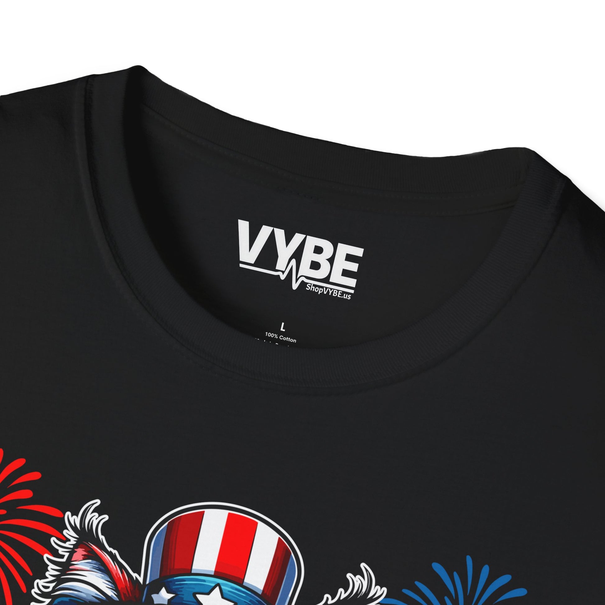 Patriotic 'Merica Cat T-Shirt - VYBE