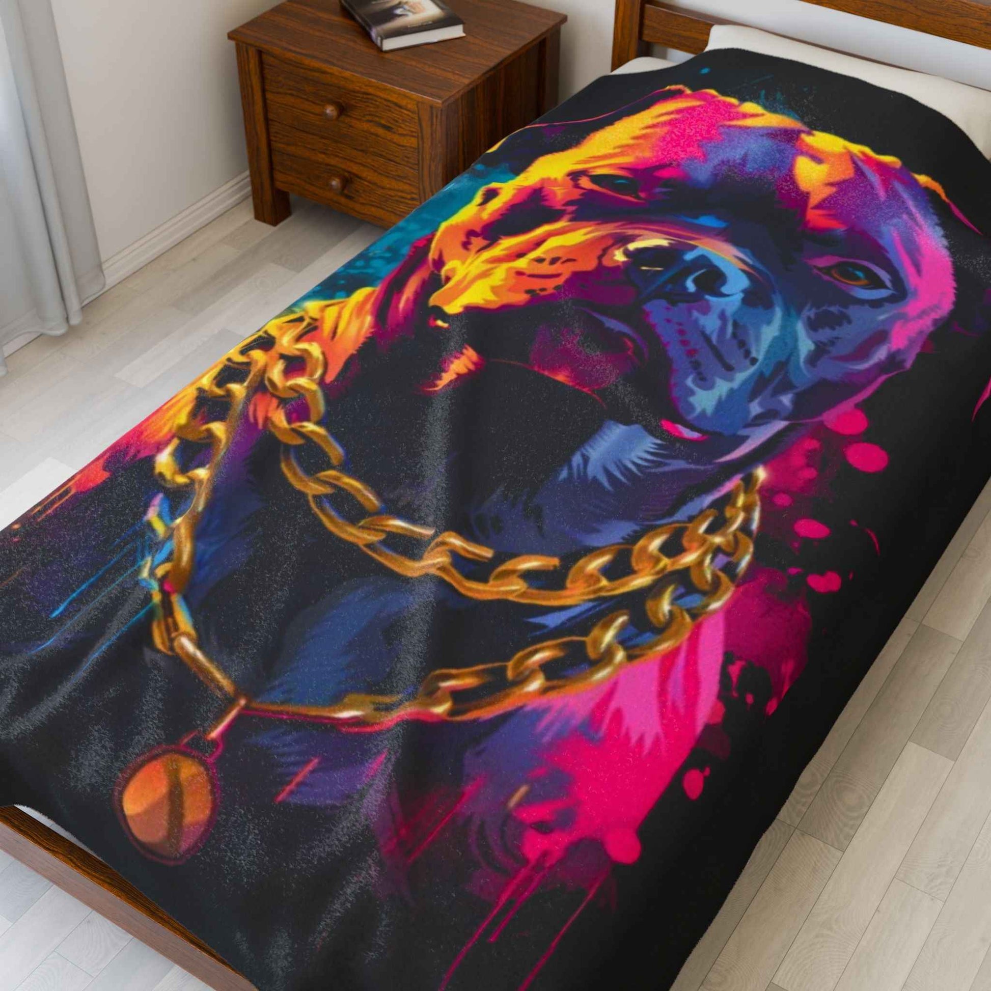 Cozy Colorful Dog Blanket