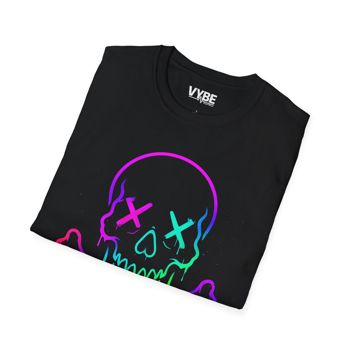 Vibrant Skull And Cross Bones Tee - VYBE