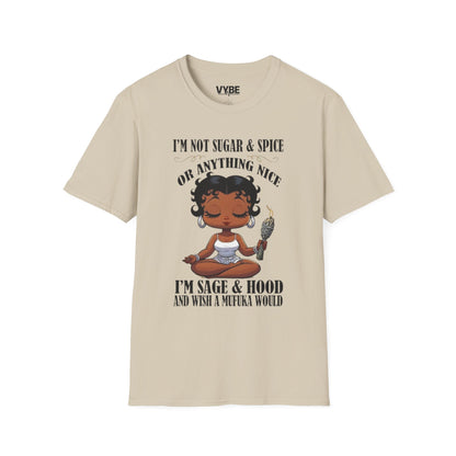 Cute Sage & Hood T-Shirt - VYBE Shop