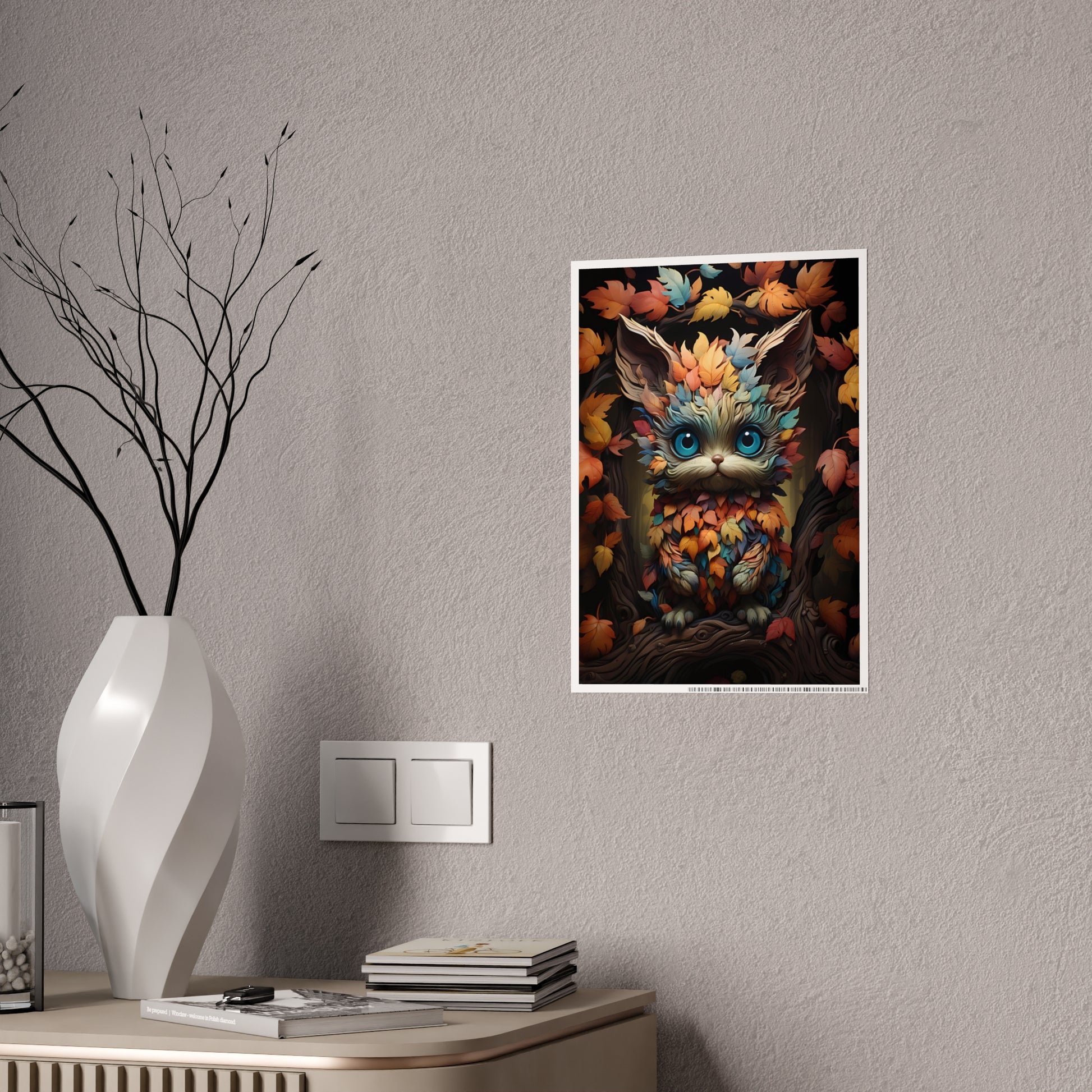 Whimsical Creature Art Print Poster - VYBE Shop
