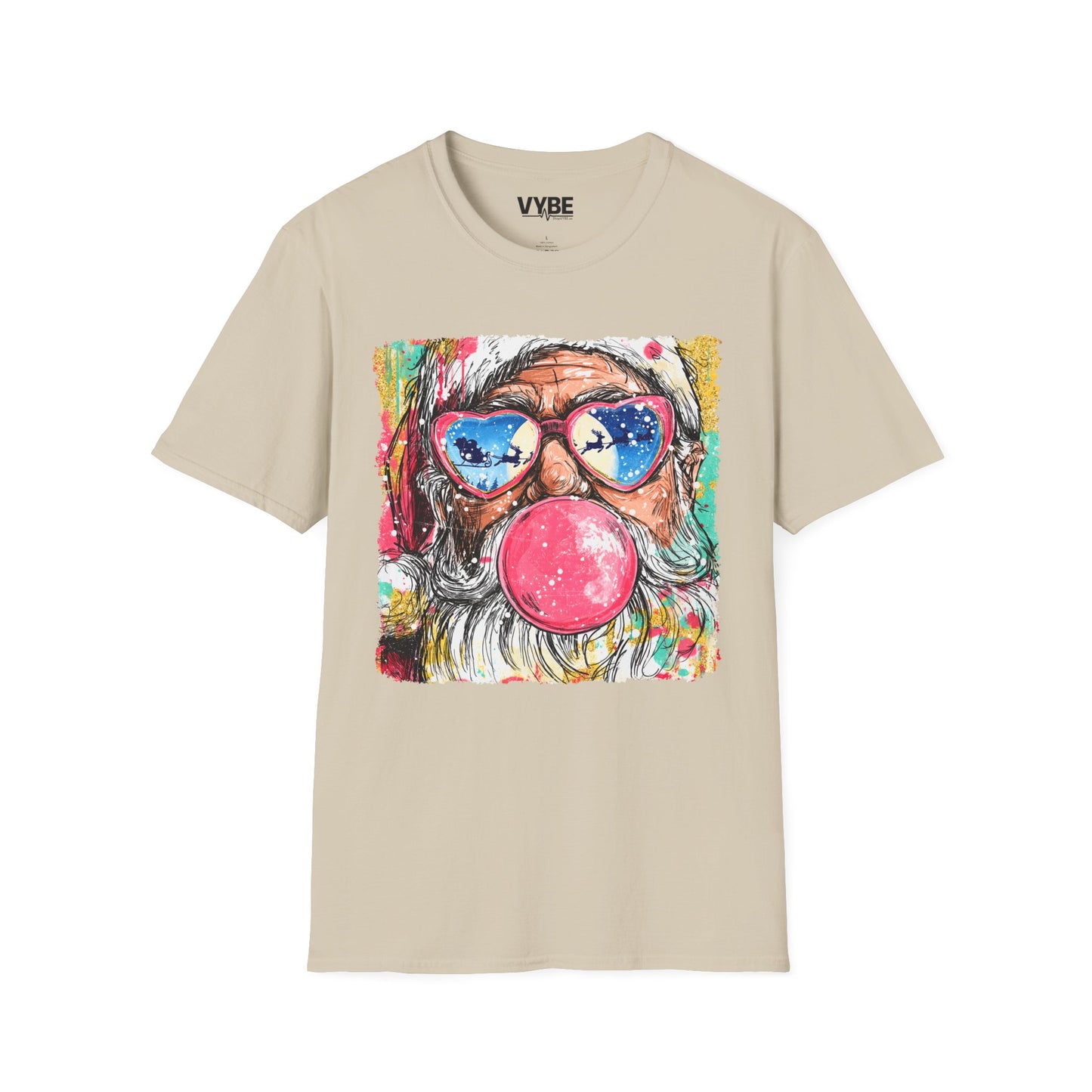Festive Santa Graphic T-Shirt - VYBE