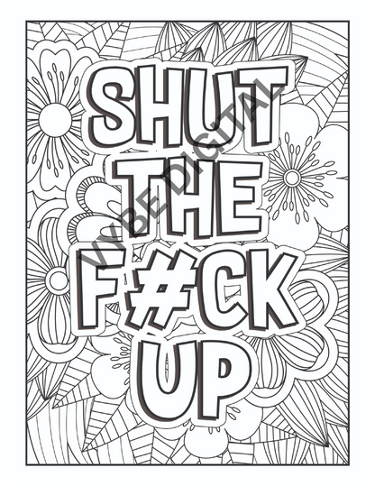 Vulgar Words Coloring- 100 pages