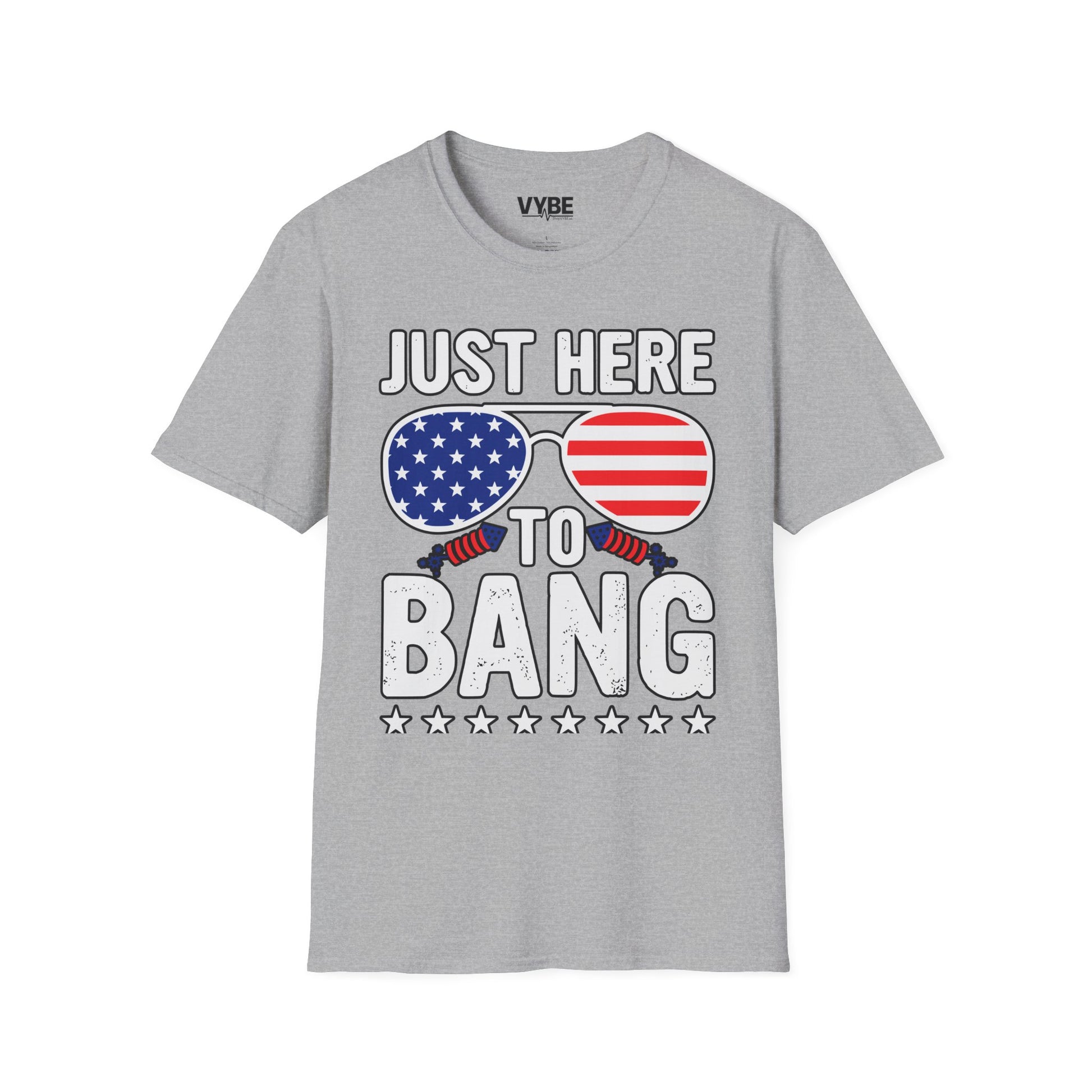 Just Here to Bang T-Shirt - VYBE